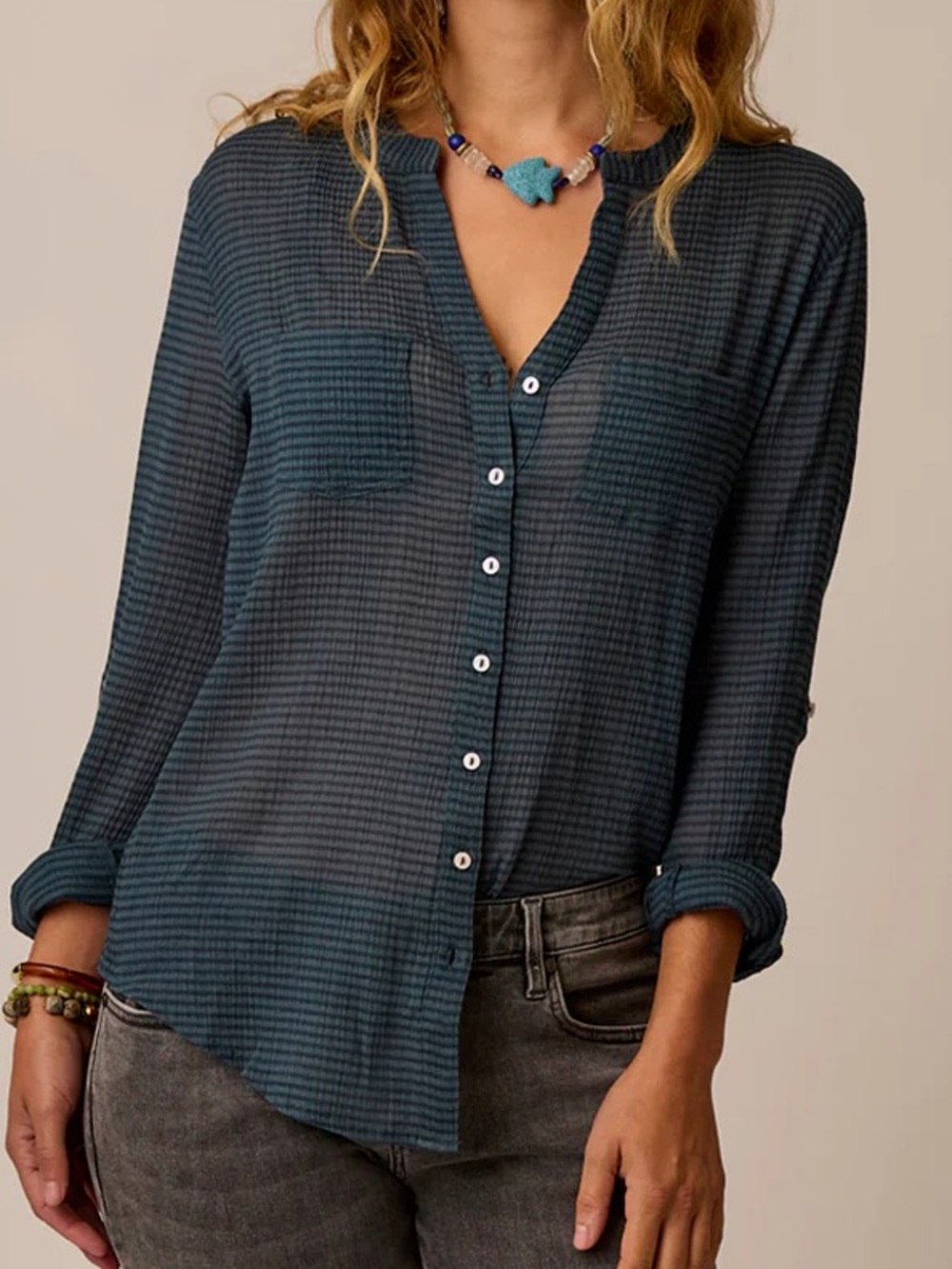 Carve Designs Dylan Gauze Tunic NWT